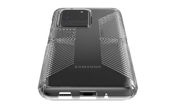 Speck Presidio Perfect-Clear with Grips - Etui Samsung Galaxy S20 Ultra (Clear/Clear) - zdjęcie 4