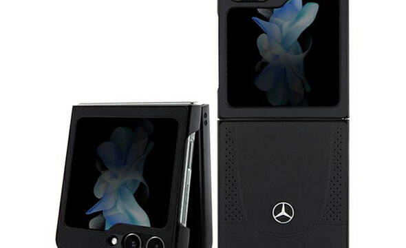 Mercedes Leather Urban Line - Etui Samsung Z Flip 5 (czarny) - zdjęcie 1