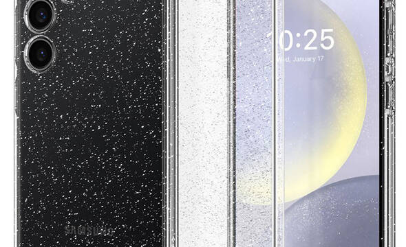Spigen Liquid Crystal Glitter - Etui do Samsung Galaxy S24+ (Przezroczysty) - zdjęcie 1