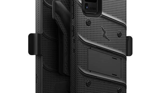 Zizo Bolt Cover - Pancerne etui Samsung Galaxy S20 Ultra oraz podstawka & uchwyt do paska (Black/Black) - zdjęcie 9