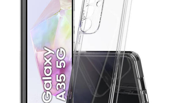 Crong Crystal Shield Cover - Etui Samsung Galaxy A35 5G (przezroczysty) - zdjęcie 1