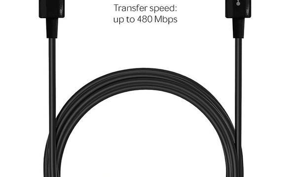 PURO Type-C Charge & Sync Cable - Kabel USB-C 3.1 na Micro USB do ładowania & synchronizacji danych, 2A, 480 Mbps, 1m (czarny) - zdjęcie 1