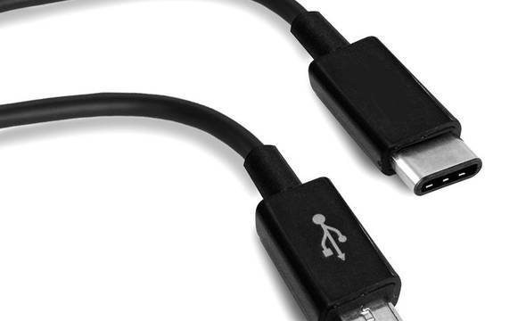 PURO Type-C Charge & Sync Cable - Kabel USB-C 3.1 na Micro USB do ładowania & synchronizacji danych, 2A, 480 Mbps, 1m (czarny) - zdjęcie 2