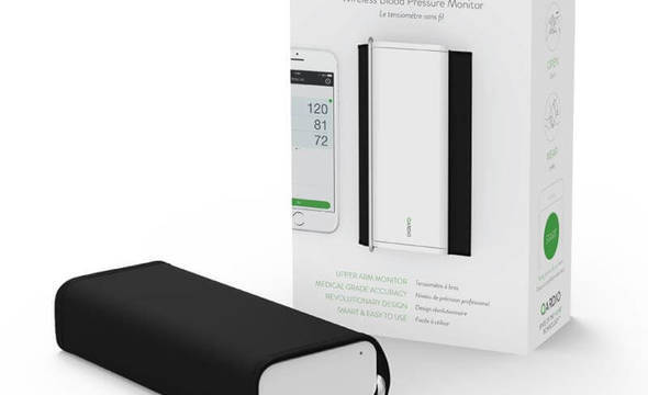 QardioArm Smart Blood Pressure Monitor - Ciśnieniomierz z funkcją wykrywania arytmii serca dla iOS i Android (Arctic White) - zdjęcie 6