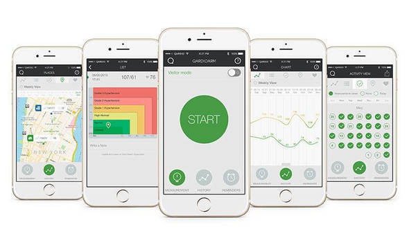 QardioArm Smart Blood Pressure Monitor - Ciśnieniomierz z funkcją wykrywania arytmii serca dla iOS i Android (Arctic White) - zdjęcie 7
