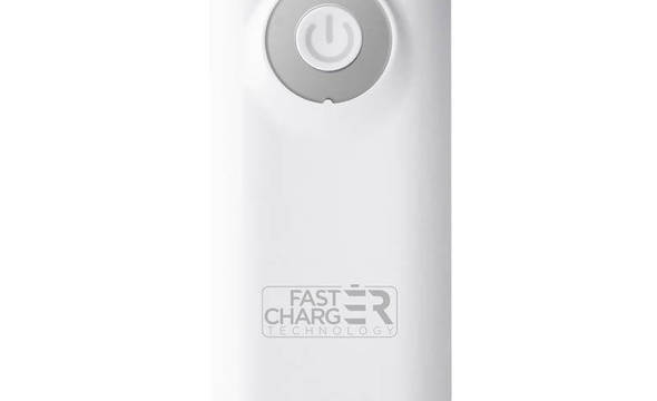 PURO Universal External Fast Charger Battery - Uniwersalny Power Bank 4000 mAh, 2 x USB, 2.4 A (biały) - zdjęcie 3