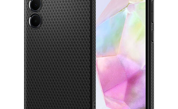 Spigen Liquid Air - Etui do Samsung Galaxy A35 5G (Matte Black) - zdjęcie 1