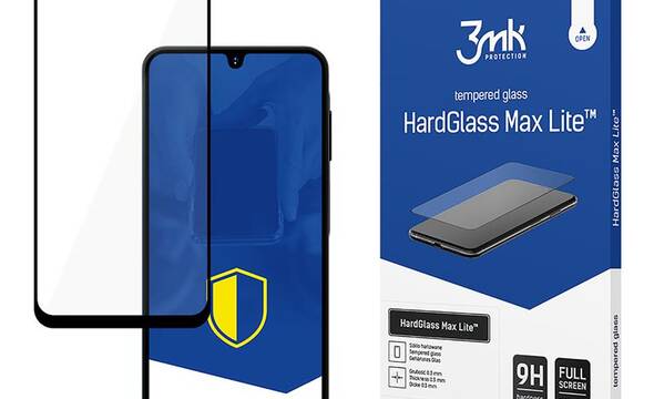 3mk HardGlass Max Lite - Szkło hartowane do Samsung Galaxy A16 4G/5G (Czarny) - zdjęcie 1