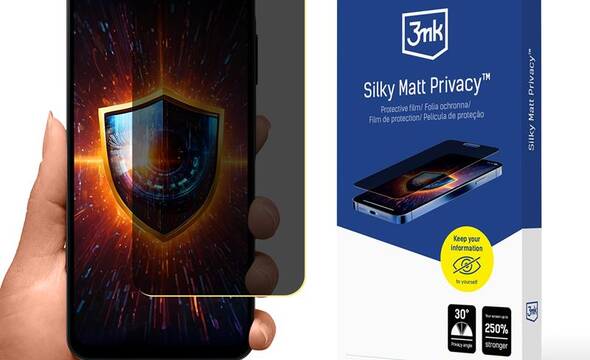 3mk Silky Matt Privacy - Matowa folia prywatyzujšca do Samsung Galaxy A16 4G/5G - zdjęcie 1