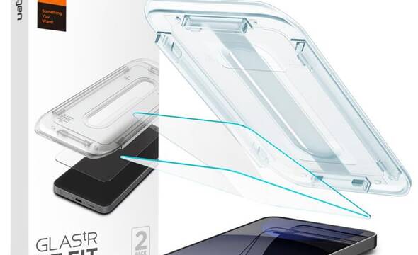 Spigen GLAS.TR EZ FIT 2-Pack - Szkło hartowane do Samsung Galaxy A56 5G / S24 FE (2 sztuki) - zdjęcie 1