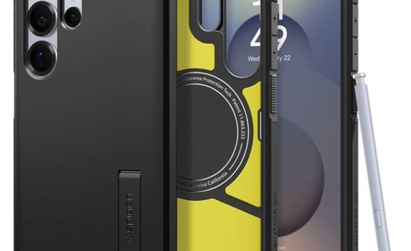 Spigen Tough Armor MagSafe - Etui do Samsung Galaxy S25 Ultra (Czarny) - zdjęcie 1