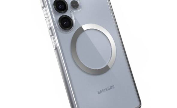 Speck Presidio Perfect-Clear Magnet - Etui Samsung Galaxy S25 Ultra MagSafe (Clear / Chrome Finish / Serene Silver) - zdjęcie 1