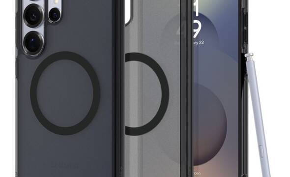 Spigen Ultra Hybrid Mag MagSafe - Etui do Samsung Galaxy S25 Ultra (Frost Black) - zdjęcie 1