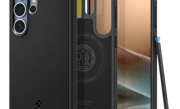 Spigen Rugged Armor Mag MagSafe - Etui do Samsung Galaxy S25 Ultra (Matte Black) - zdjęcie 1