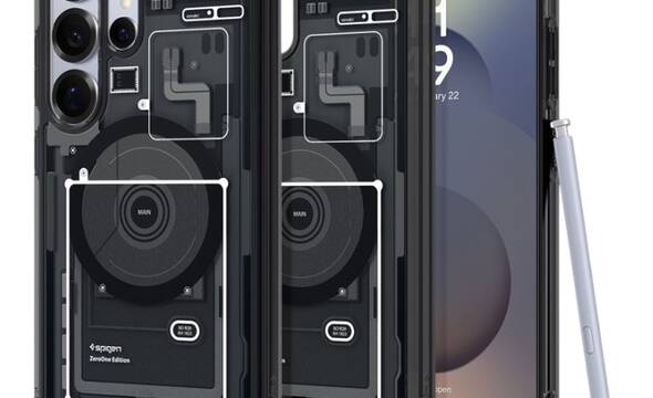 Spigen Ultra Hybrid Mag MagSafe - Etui do Samsung Galaxy S25 Ultra (Zero One Black) - zdjęcie 1