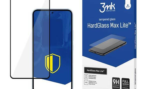 3mk HardGlass Max Lite - Szkło hartowane do Samsung Galaxy S24 FE (Czarny) - zdjęcie 1