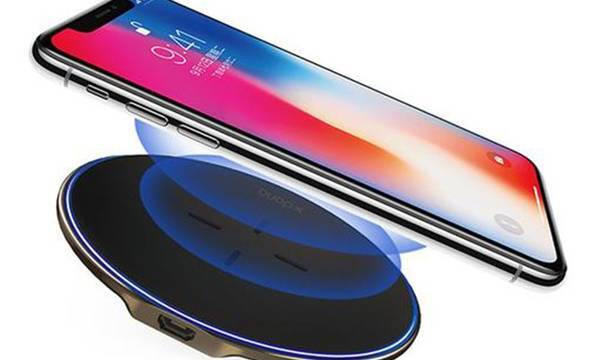 X-Doria Pebble Wireless Charger - Bezprzewodowa ładowarka indukcyjna Qi do iPhone i Android, 10 W (czarny) - zdjęcie 1