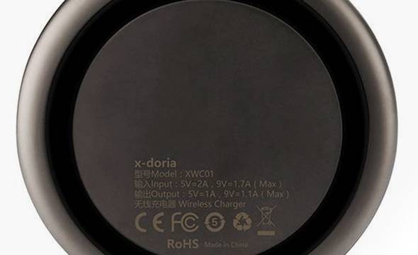 X-Doria Pebble Wireless Charger - Bezprzewodowa ładowarka indukcyjna Qi do iPhone i Android, 10 W (czarny) - zdjęcie 7