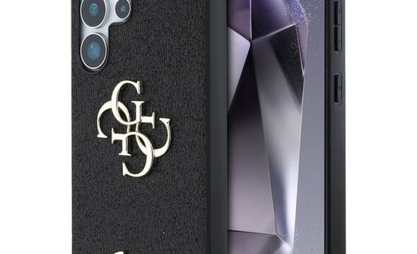Guess Fixed Glitter Big 4G Metal Logo - Etui do Samsung Galaxy S25 Ultra (czarny) - zdjęcie 1