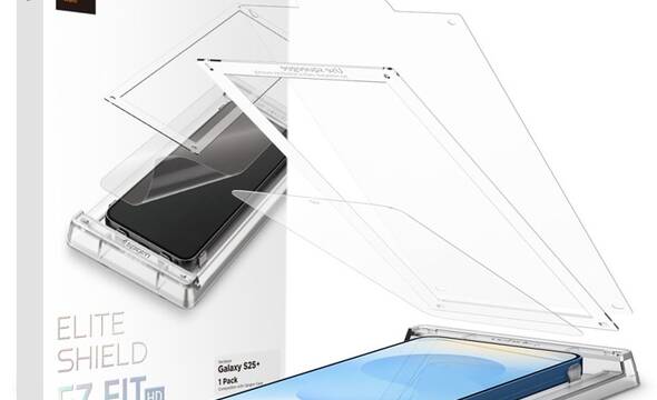 Spigen Elite Shield EZ Fit HD - Folia hydrożelowa do Samsung Galaxy S25+ (Przezroczysty) - zdjęcie 1