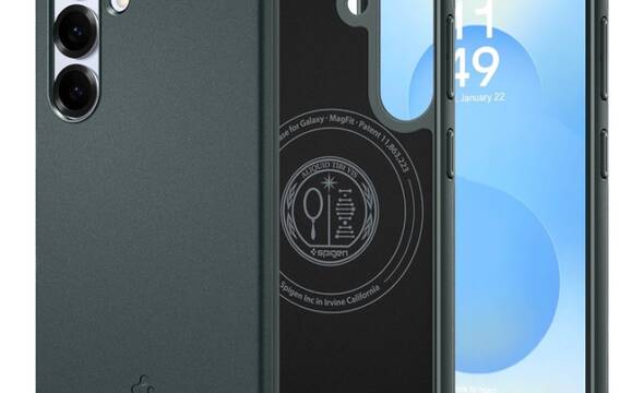 Spigen Thin Fit Mag MagSafe - Etui do Samsung Galaxy S25 (Abyss Green) - zdjęcie 1