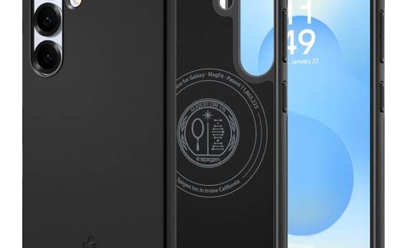 Spigen Thin Fit Mag MagSafe - Etui do Samsung Galaxy S25 (Czarny) - zdjęcie 1