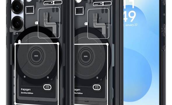 Spigen Ultra Hybrid Mag MagSafe - Etui do Samsung Galaxy S25 (Zero One Black) - zdjęcie 1