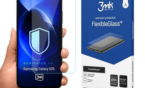 3mk FlexibleGlass - Szkło hybrydowe do Samsung Galaxy S25 - zdjęcie 1