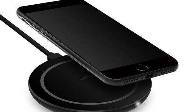 PURO Wireless Charging Station Qi - Bezprzewodowa ładowarka indukcyjna Qi do iPhone i Android, 5 W (czarny) - zdjęcie 1