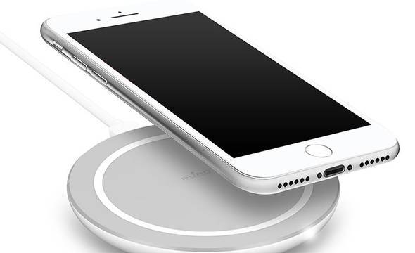 PURO Wireless Charging Station Qi - Bezprzewodowa ładowarka indukcyjna Qi do iPhone i Android, 5 W (biały) - zdjęcie 1