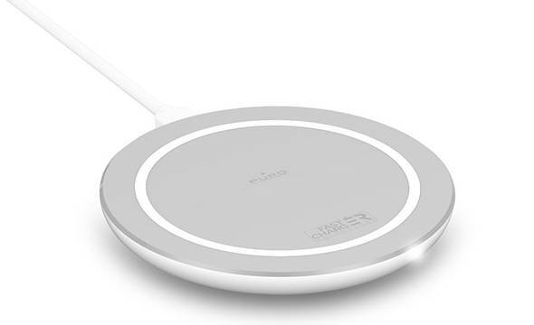 PURO Fast Wireless Charging Station QI - Bezprzewodowa ładowarka indukcyjna Qi do iPhone i Android, 10 W (biały) - zdjęcie 9