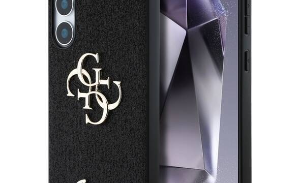 Guess Fixed Glitter Big 4G Metal Logo - Etui do Samsung Galaxy S25+ (czarny) - zdjęcie 1