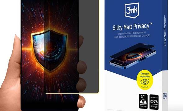3mk Silky Matt Privacy - Matowa folia prywatyzujšca do Samsung Galaxy S25 Ultra - zdjęcie 1