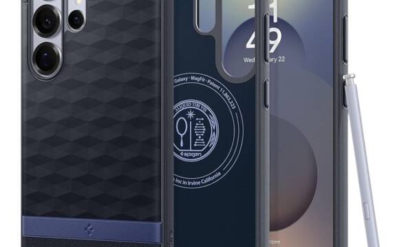 Spigen Parallax Mag MagSafe - Etui do Samsung Galaxy S25 Ultra (Navy Violet) - zdjęcie 1