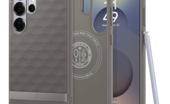 Spigen Parallax Mag MagSafe - Etui do Samsung Galaxy S25 Ultra (Ash Grey) - zdjęcie 1