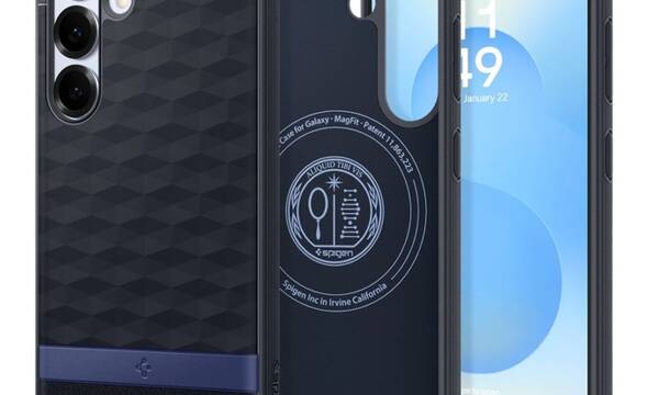 Spigen Parallax Mag MagSafe - Etui do Samsung Galaxy S25+ (Navy Violet) - zdjęcie 1