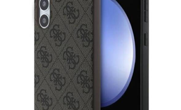 Guess 4G Metal Gold Logo - Etui Samsung Galaxy S24 FE (bršzowy) - zdjęcie 1