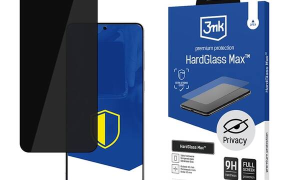 3mk HardGlass Matt Max Privacy - Matowe szkło hartowane z filtrem prywatyzujšcym do Samsung Galaxy S25 Edge - zdjęcie 1