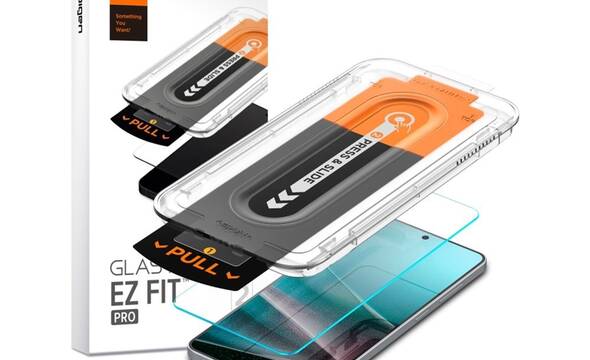 Spigen GLAS.TR EZ Fit Pro - Szkło hartowane do Samsung Galaxy S25 Edge - zdjęcie 1