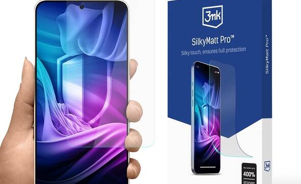 3mk Silky Matt Pro - Matowa folia ochronna do Samsung Galaxy S25 Edge - zdjęcie 1