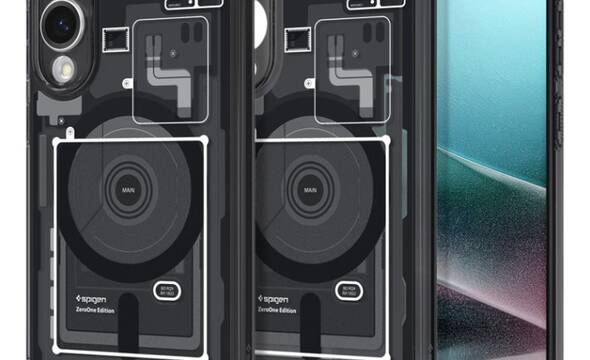 Spigen Ultra Hybrid Mag MagSafe - Etui do Samsung Galaxy S25 Edge (Zero One Black) - zdjęcie 1