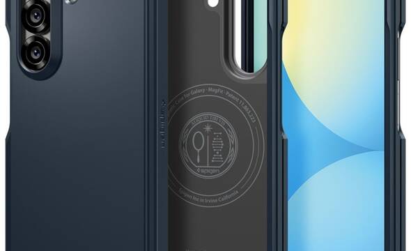 Spigen Tough Armor Pro Mag MagSafe - Etui do Samsung Galaxy Z Fold 7 (Metal Slate) - zdjęcie 1