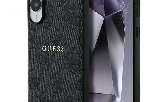 Guess 4G Ring Classic Logo MagSafe - Etui Samsung Galaxy S25 Edge (czarny) - zdjęcie 1