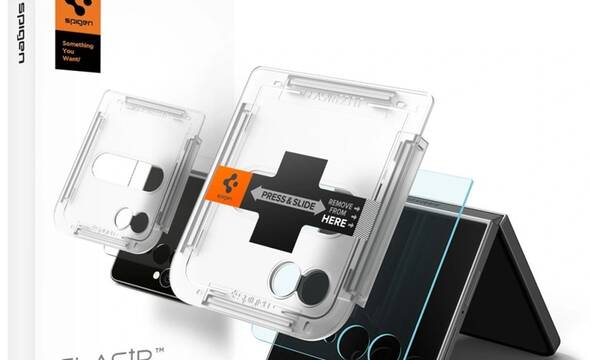 Spigen GLAS.TR EZ Fit HD - Szkło hartowane do Samsung Galaxy Z Flip 7 - zdjęcie 1