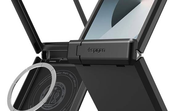 Spigen Tough Armor Pro Mag MagSafe - Etui do Samsung Galaxy Z Flip 6 / 7 FE (Black) - zdjęcie 1