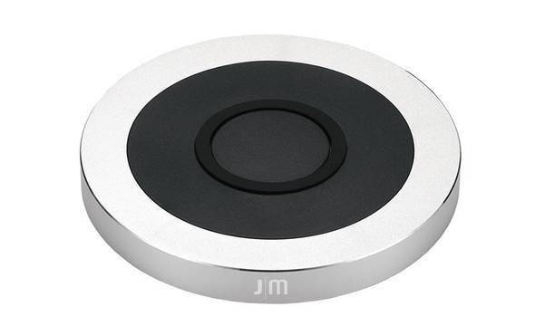 Just Mobile AluBase Wireless - Bezprzewodowa ładowarka indukcyjna Qi do iPhone i Android, 10 W (srebrny) - zdjęcie 4