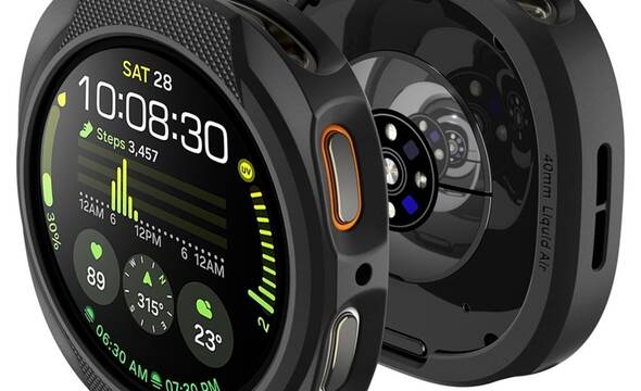 Spigen Liquid Air - Obudowa do Samsung Galaxy Watch 8 40 mm (Matte Black) - zdjęcie 1