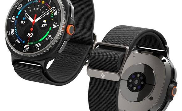 Spigen Fit Lite - Pasek do Samsung Galaxy Watch 8 / 8 Classic 40 / 44 / 46 mm (Black) - zdjęcie 1