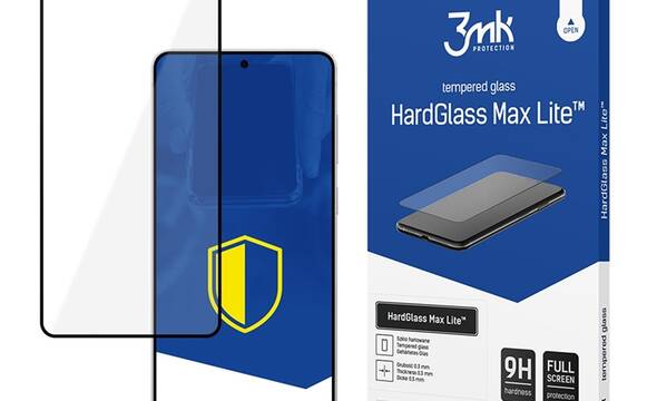 3mk HardGlass Max Lite - Szkło hartowane do Samsung Galaxy S25 Edge - zdjęcie 1