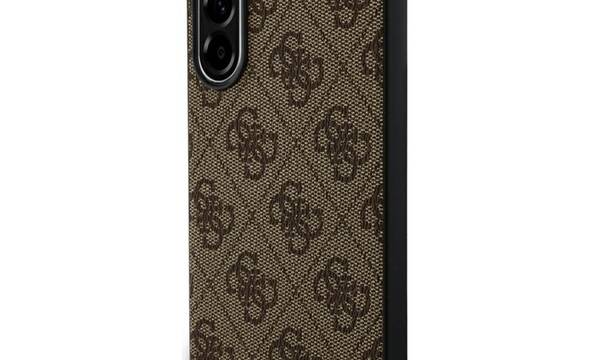 Guess 4G Metal Gold Logo - Etui do Samsung Galaxy A56 5G (bršzowy) - zdjęcie 1